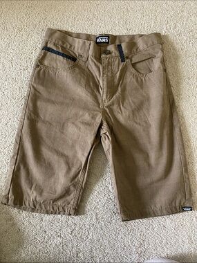 Vans Brown Shorts with Black Trim